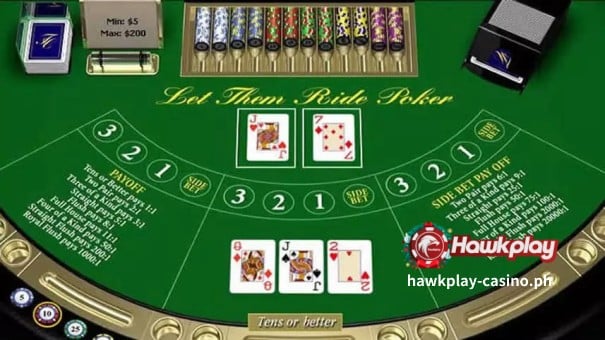 Hawkplay Online Casino-Let it Ride Poker 1