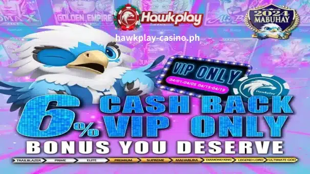 Hawkplay 6% cashback VIP eksklusibo